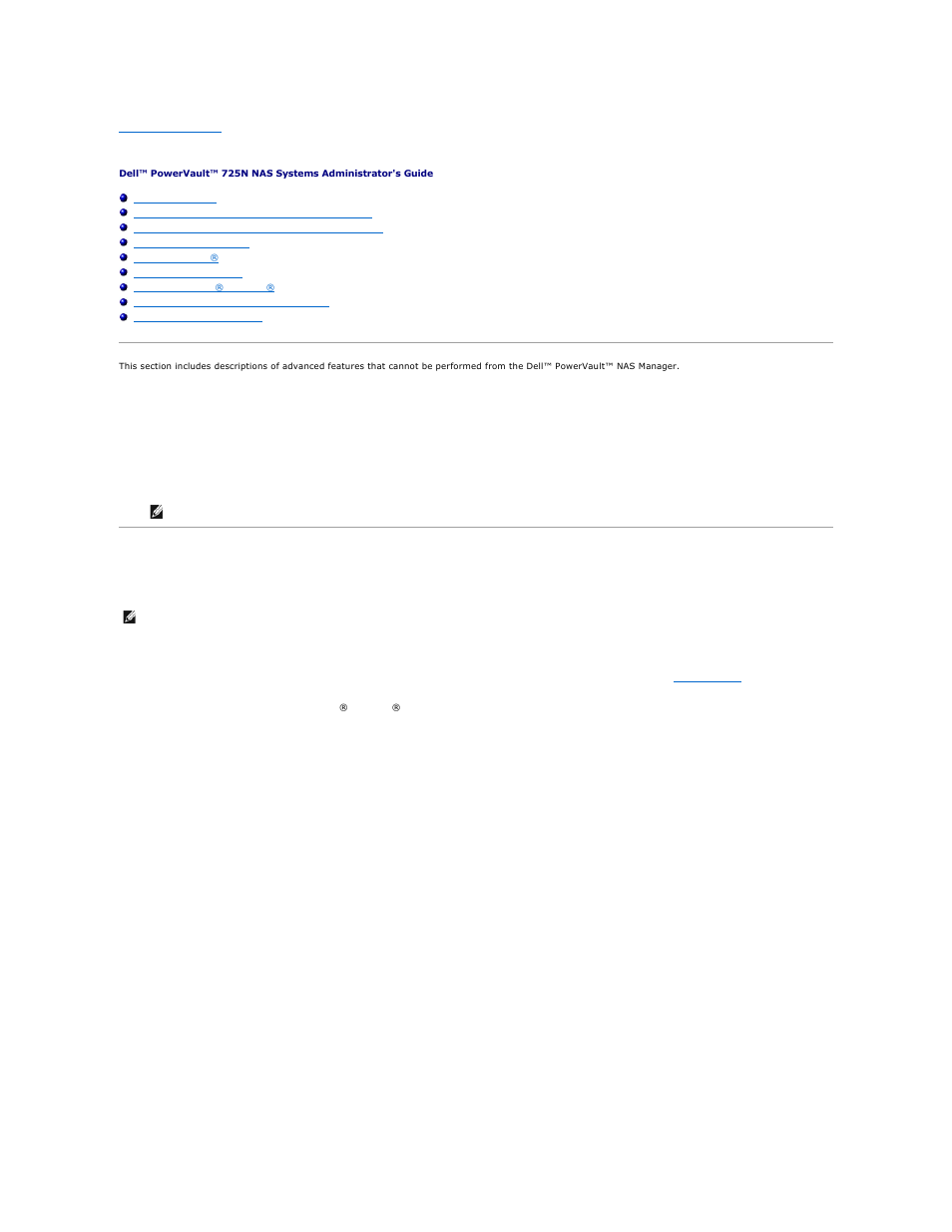 Advanced features, Updating the bios, Copying the bios to the nas system | Running the bios update utility | Dell PowerVault 725N (Rackmount NAS Appliance) User Manual | Page 51 / 172