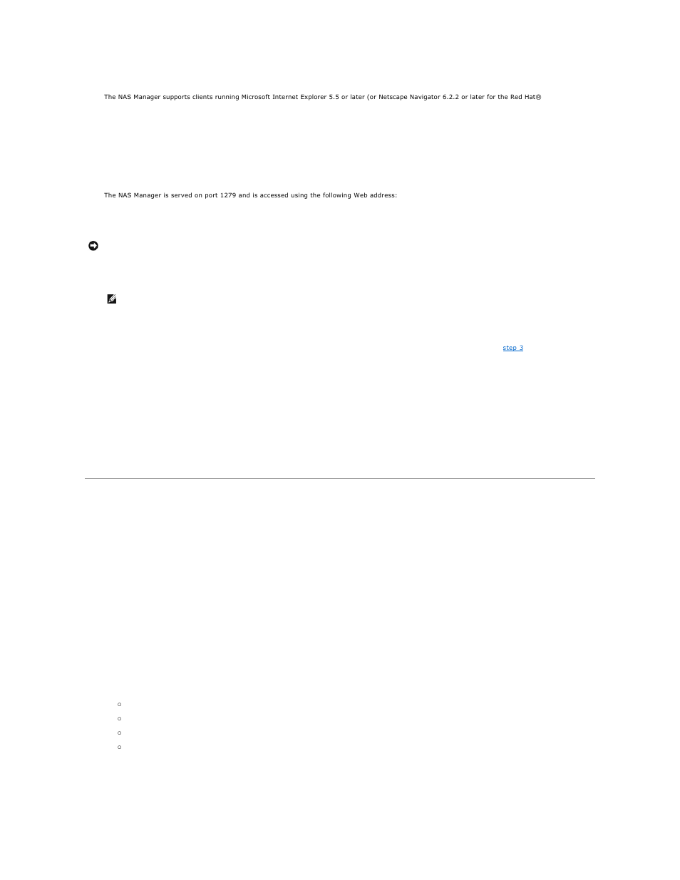 Basic navigation, Default administrator user name and password, Status area | Dell PowerVault 725N (Rackmount NAS Appliance) User Manual | Page 76 / 172
