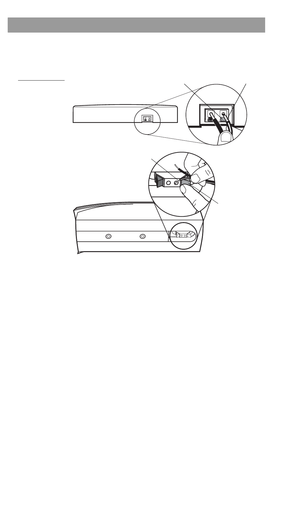 Make the connections, Setting up | Bose VCS-10 User Manual | Page 9 / 17