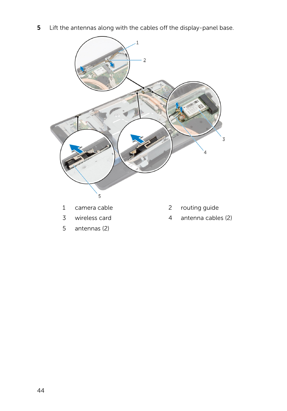 Dell Inspiron 20 (3048, Early 2014) User Manual | Page 44 / 85