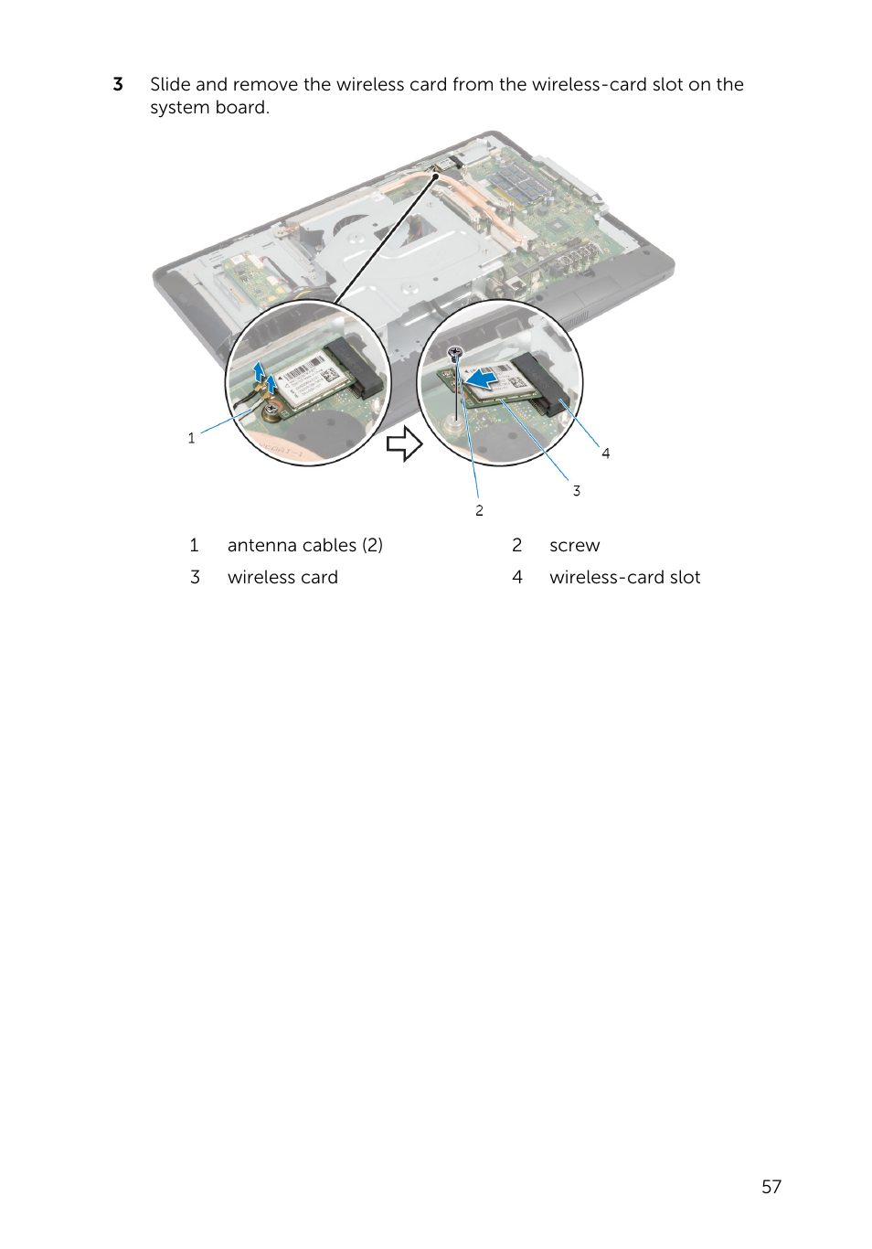 Dell Inspiron 20 (3048, Early 2014) User Manual | Page 57 / 85