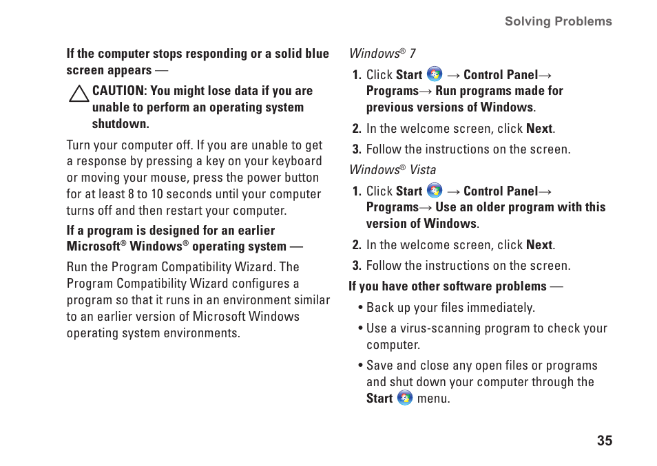 Dell Studio XPS 1645 (Late 2009) User Manual | Page 37 / 80