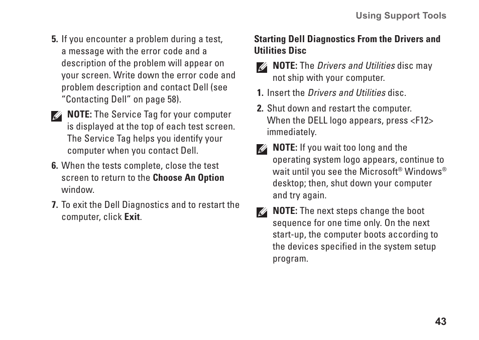 Dell Studio XPS 1645 (Late 2009) User Manual | Page 45 / 80