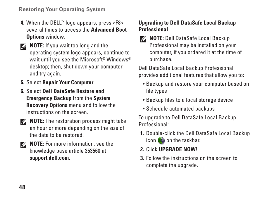 Dell Studio XPS 1645 (Late 2009) User Manual | Page 50 / 80