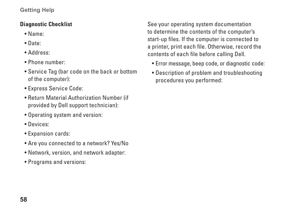 Contacting dell | Dell Studio XPS 1645 (Late 2009) User Manual | Page 60 / 80