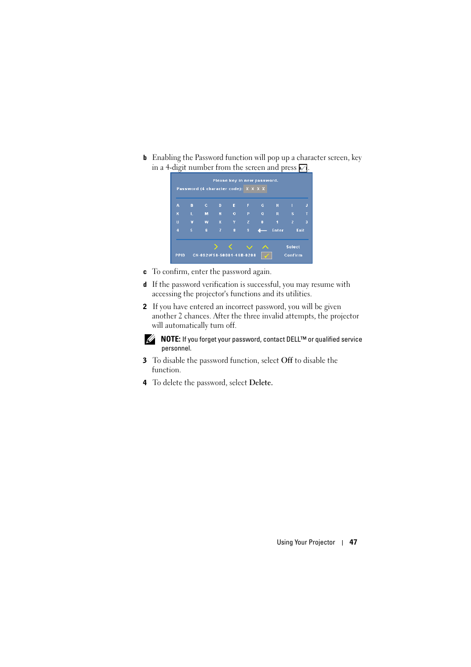 Dell S300 Projector User Manual | Page 47 / 81