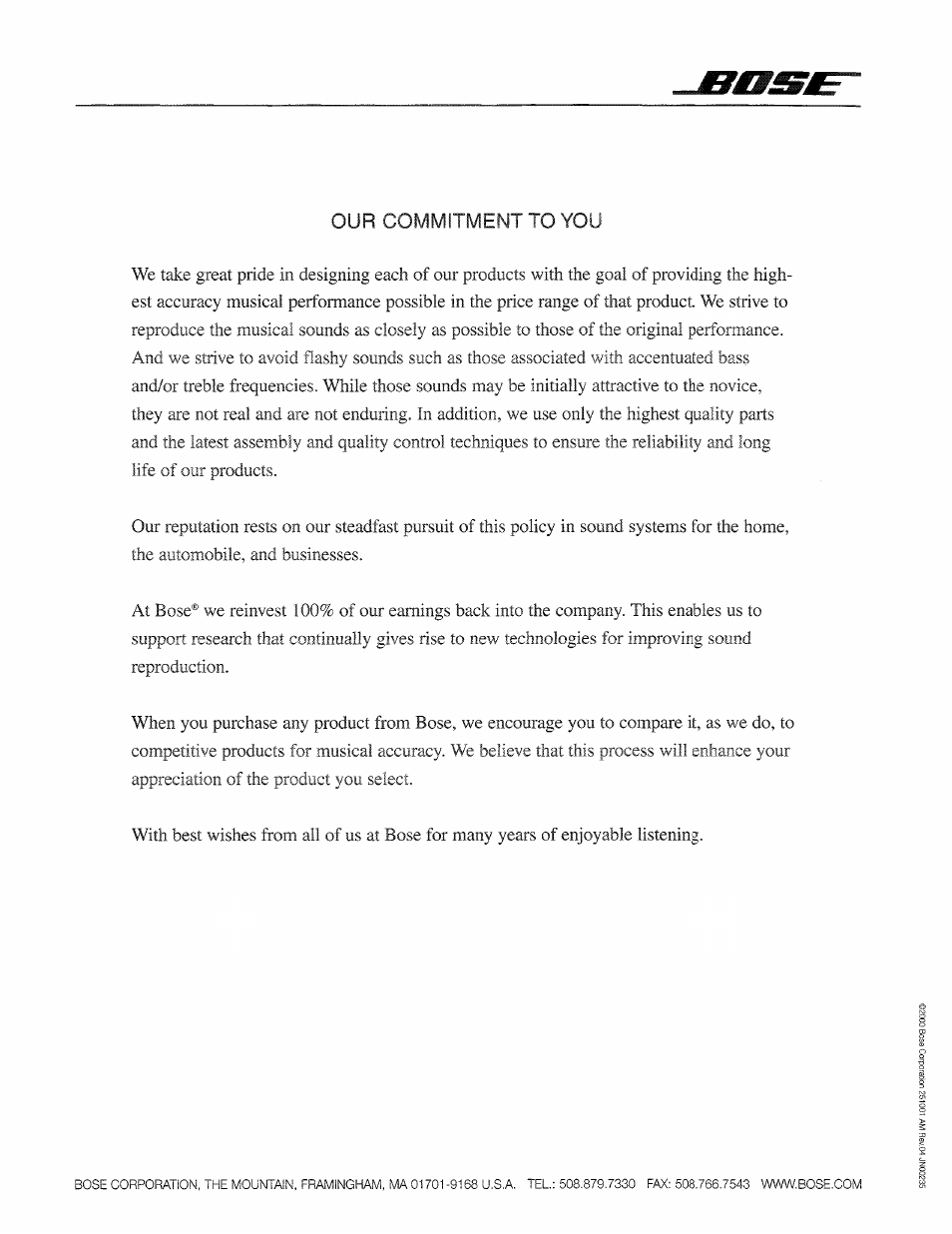 Bose 151 User Manual | Page 11 / 17