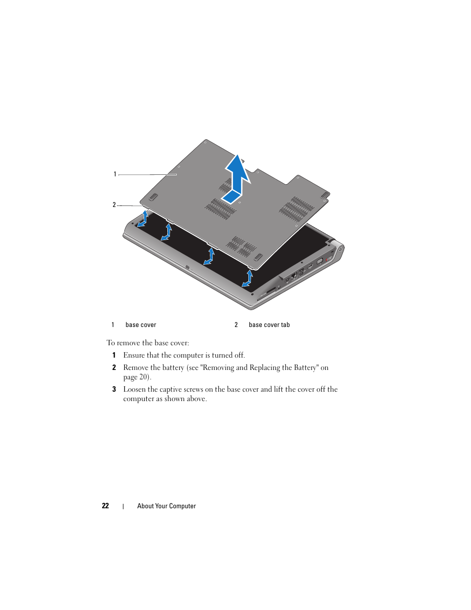 Dell Studio 1735 (Mid 2008) User Manual | Page 22 / 64