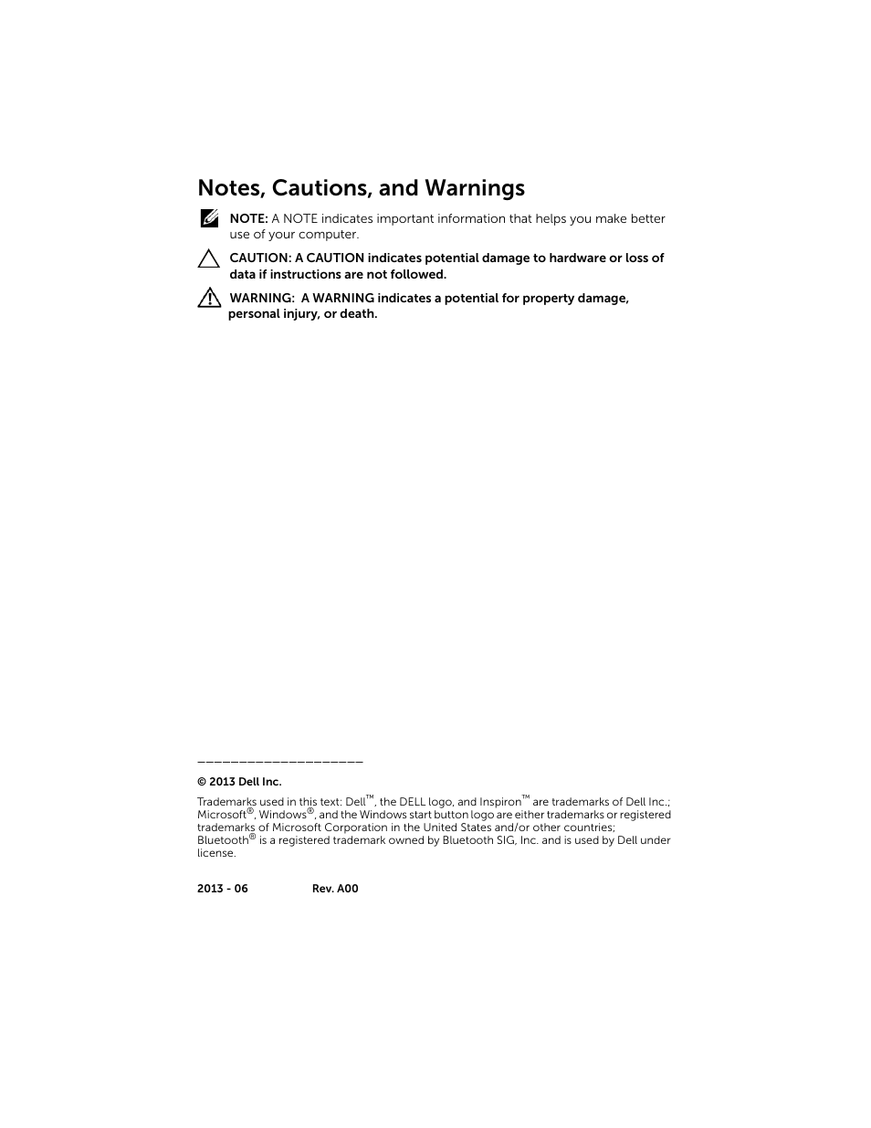 Dell Inspiron 17R (5737, Mid 2013) User Manual | Page 2 / 71