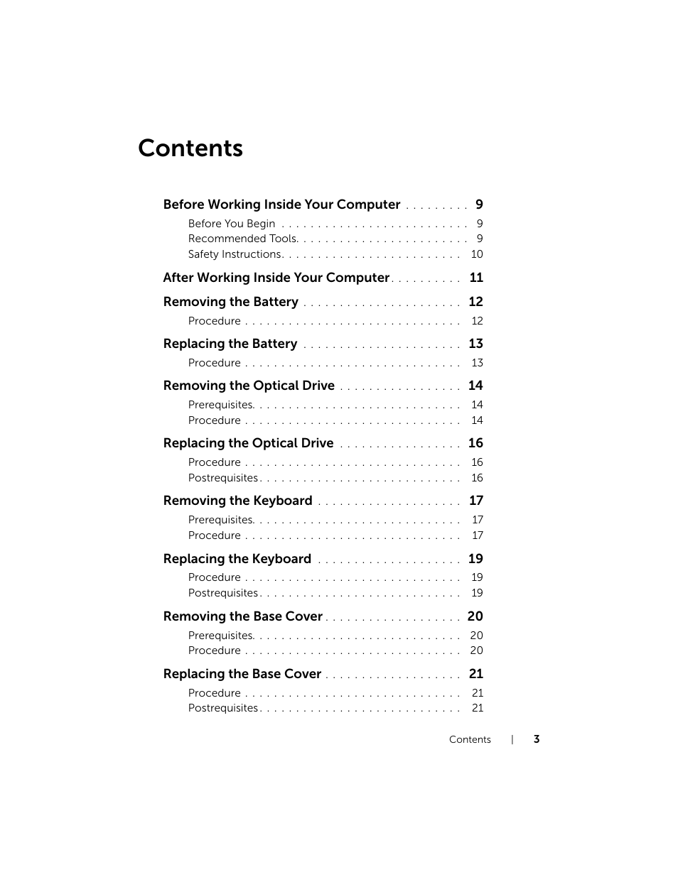 Dell Inspiron 17R (5737, Mid 2013) User Manual | Page 3 / 71
