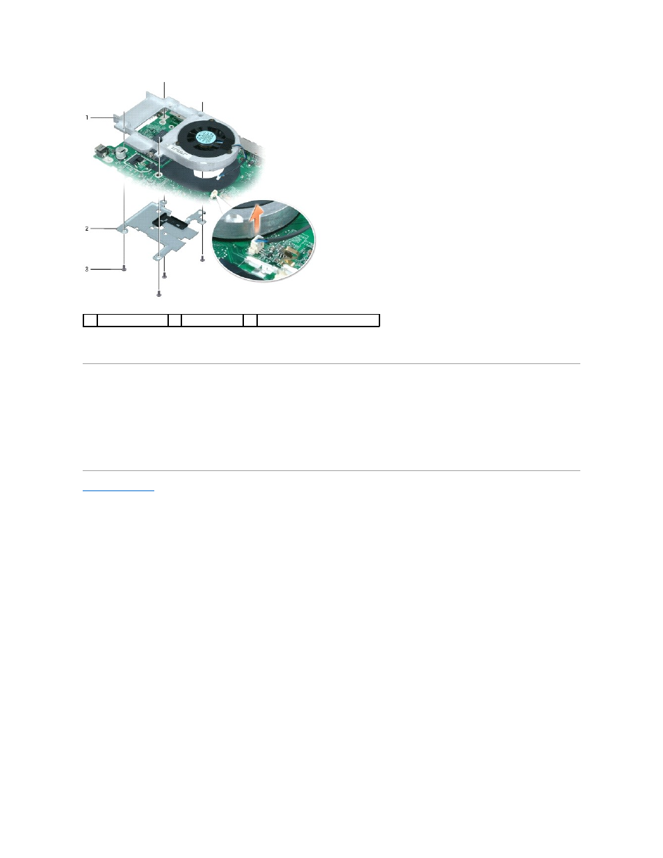 Installing the cooling fan | Dell Inspiron 1300 User Manual | Page 20 / 44