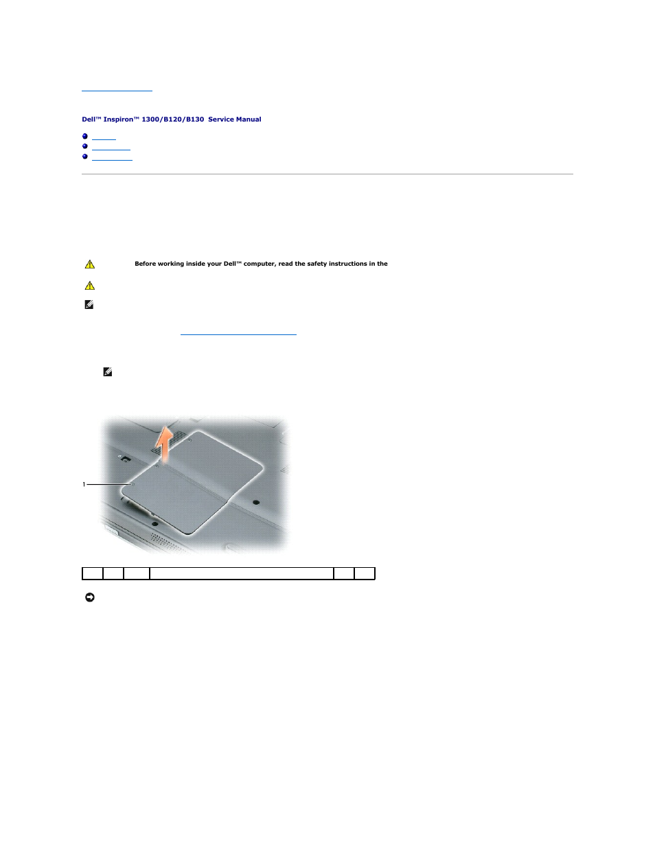 Dell Inspiron 1300 User Manual | Page 40 / 44