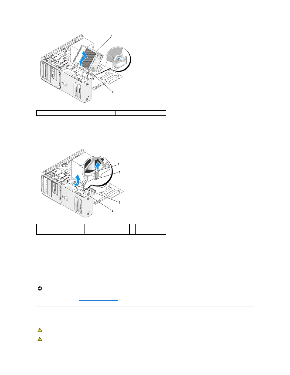 Card fan, Installing the processor fan | Dell XPS 410 (Mid 2007) User Manual | Page 46 / 63