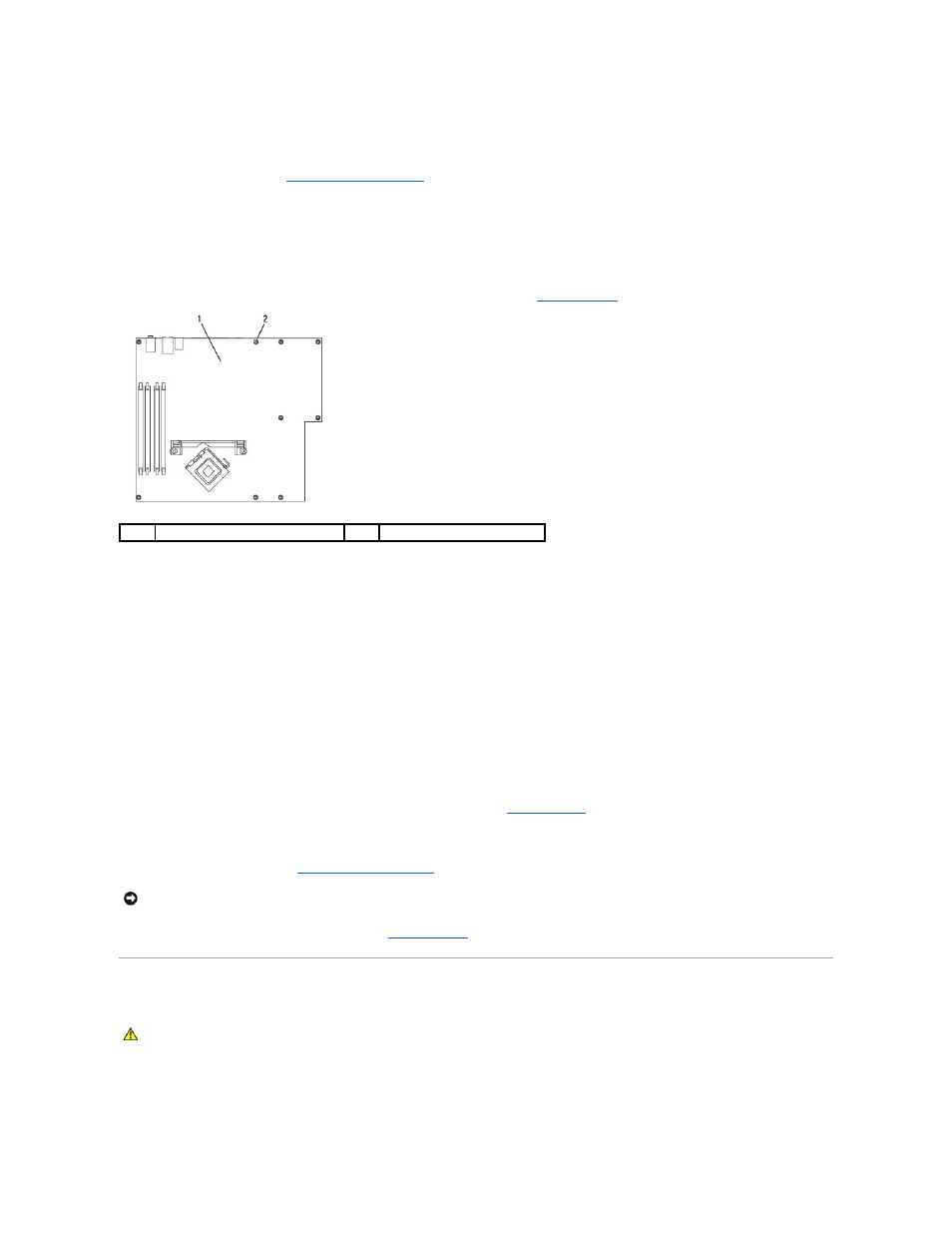 Replacing the computer cover, Replace the computer cover (see, Installing the system board | Dell XPS 410 (Mid 2007) User Manual | Page 48 / 63