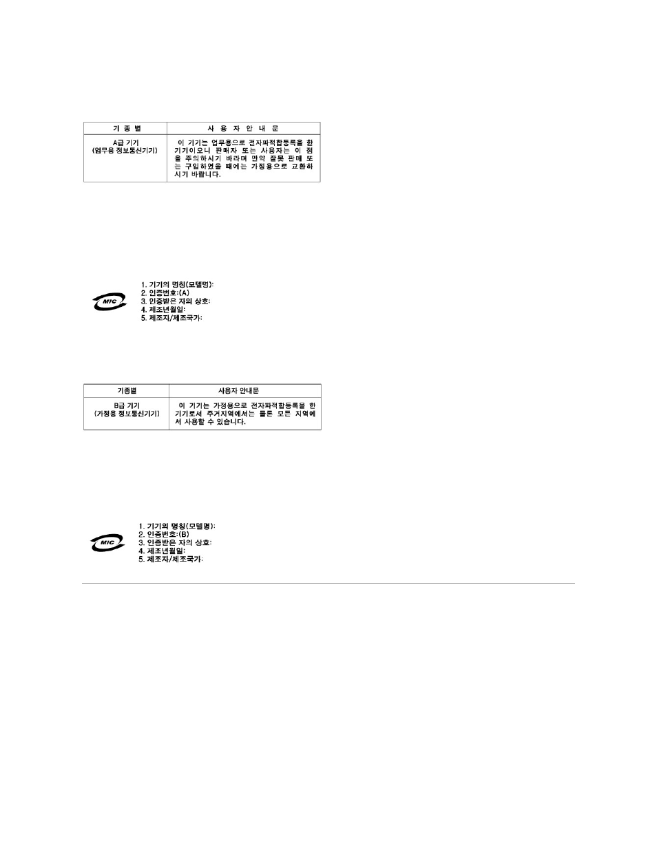 Polish center for testing and certification notice, Class a device, Class b device | Dell OptiPlex SX270 User Manual | Page 6 / 102