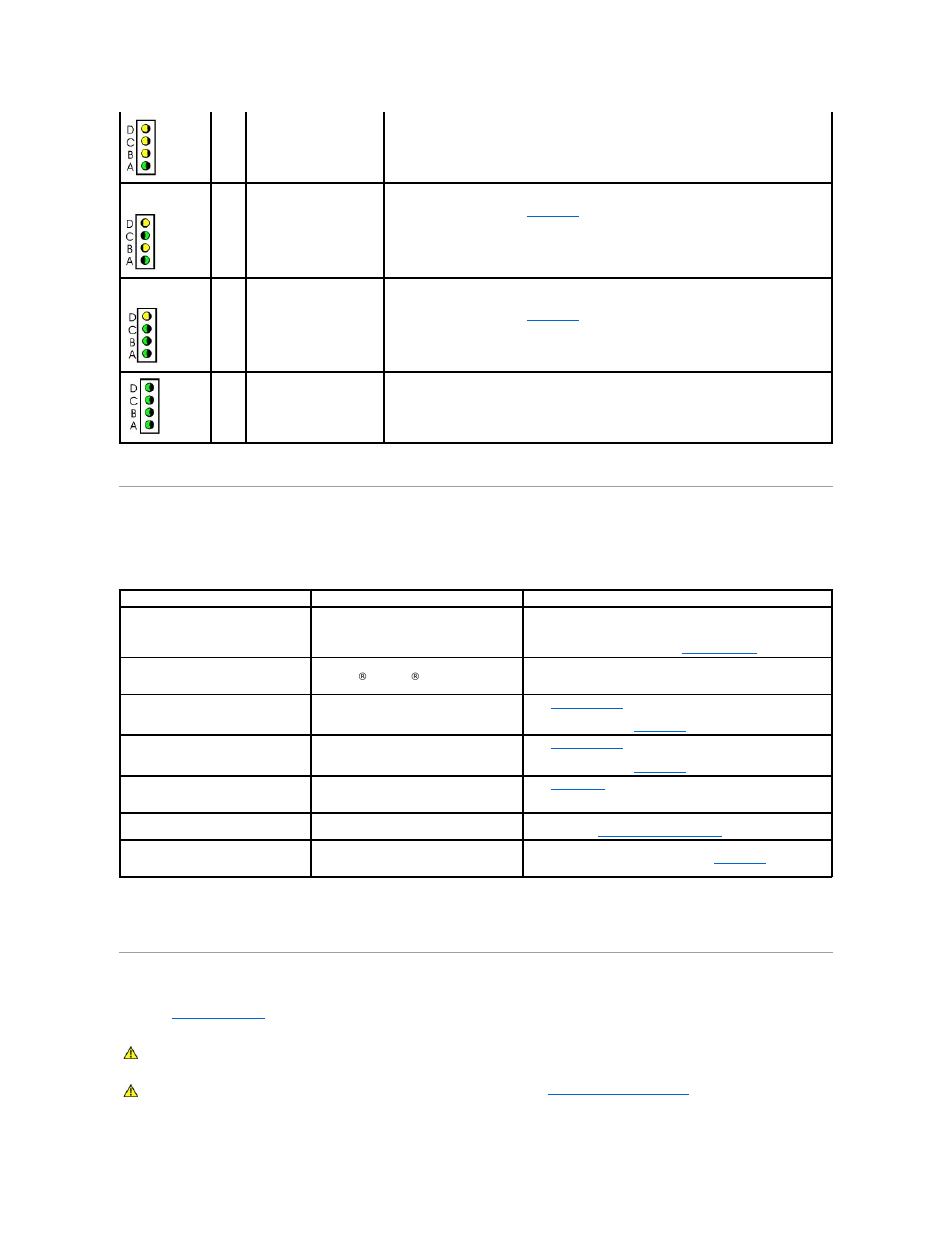 System lights, Battery problems | Dell OptiPlex SX270 User Manual | Page 83 / 102