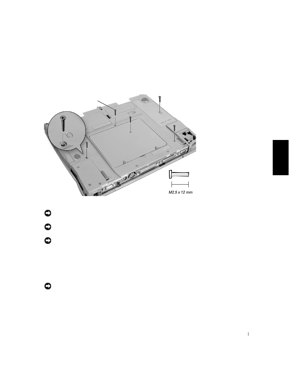 Keyboard assembly, Removing the keyboard assembly | Dell Latitude C500 User Manual | Page 23 / 62