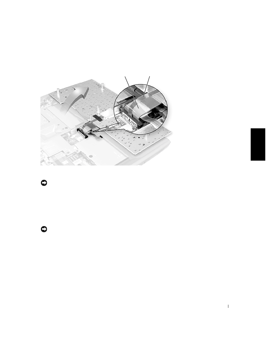 Replacing the keyboard assembly | Dell Latitude C500 User Manual | Page 25 / 62