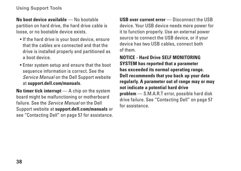 Dell Studio XPS 8000 (Late 2009) User Manual | Page 40 / 72