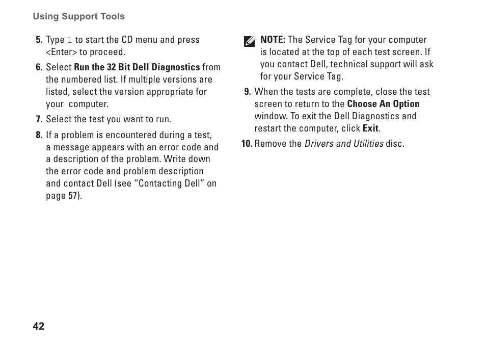 Dell Studio XPS 8000 (Late 2009) User Manual | Page 44 / 72