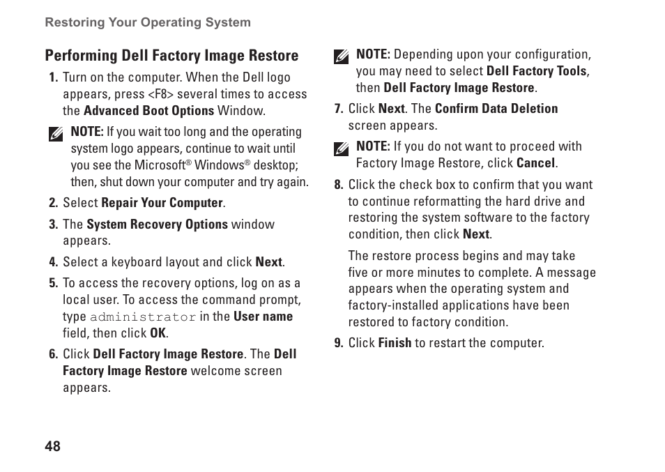 Dell Studio XPS 8000 (Late 2009) User Manual | Page 50 / 72