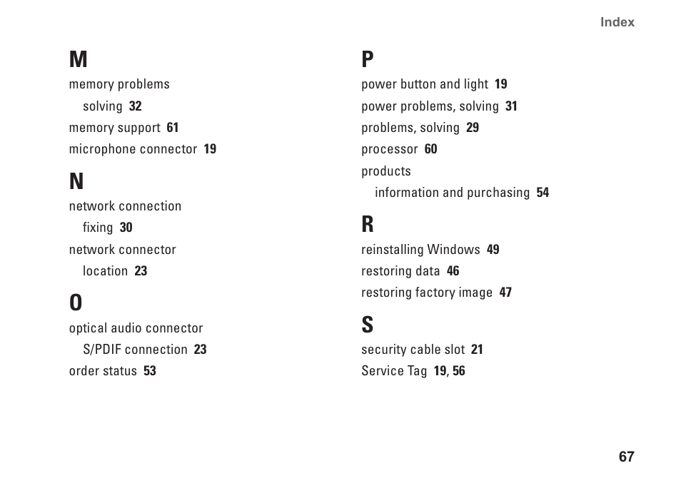 Dell Studio XPS 8000 (Late 2009) User Manual | Page 69 / 72