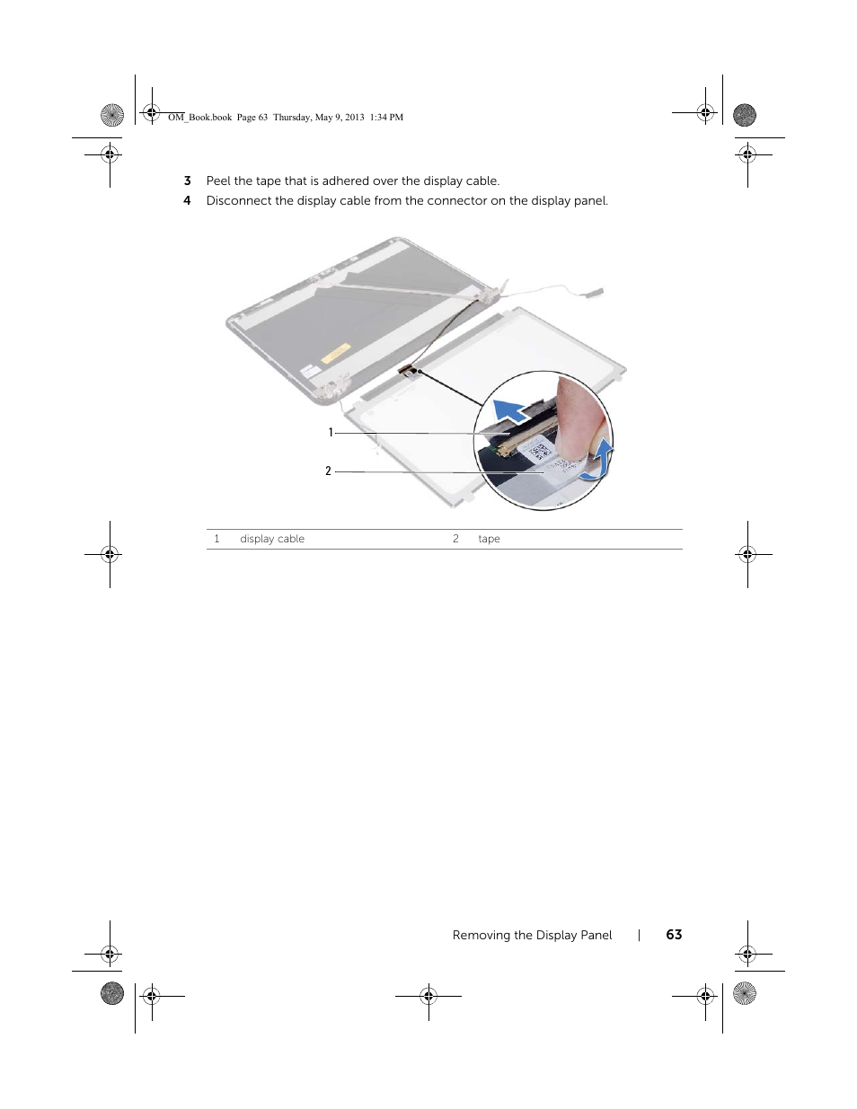 Dell Inspiron 15R (5537, Mid 2013) User Manual | Page 63 / 68