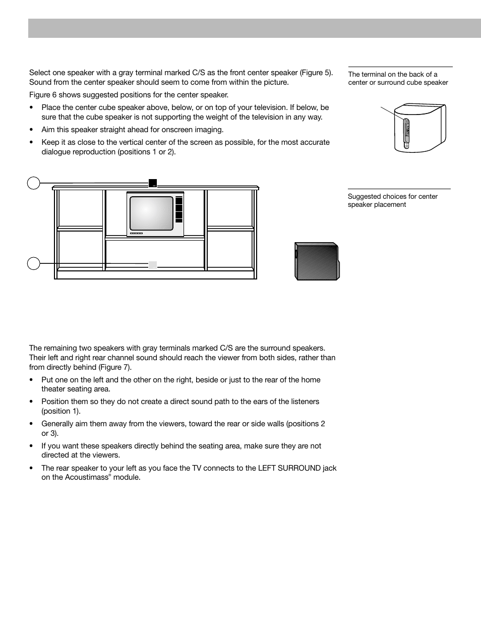 Bose Acoustimass 6 User Manual | Page 8 / 20