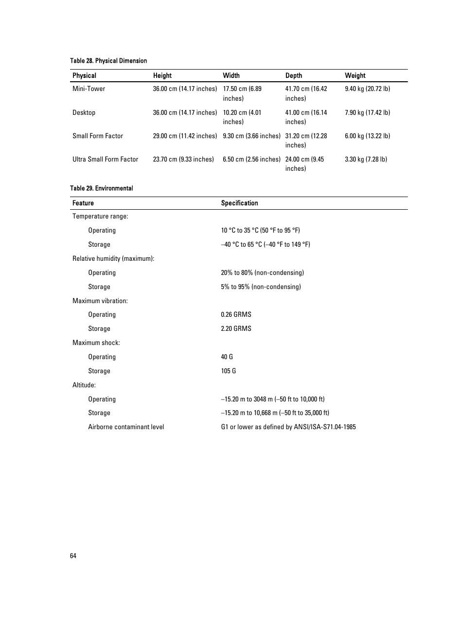 Dell OptiPlex 7010 (Mid 2012) User Manual | Page 64 / 65