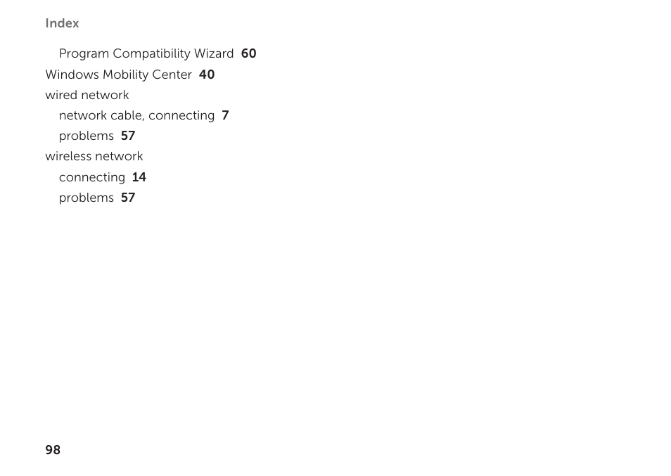 Dell Inspiron 14R (N4110, Early 2011) User Manual | Page 100 / 102