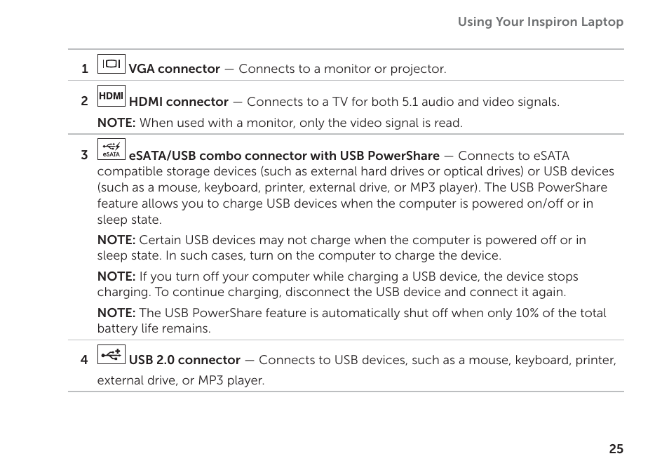 Dell Inspiron 14R (N4110, Early 2011) User Manual | Page 27 / 102