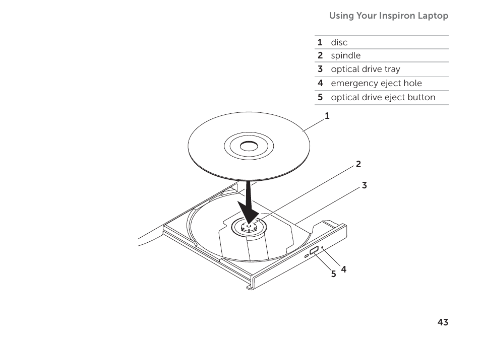Dell Inspiron 14R (N4110, Early 2011) User Manual | Page 45 / 102