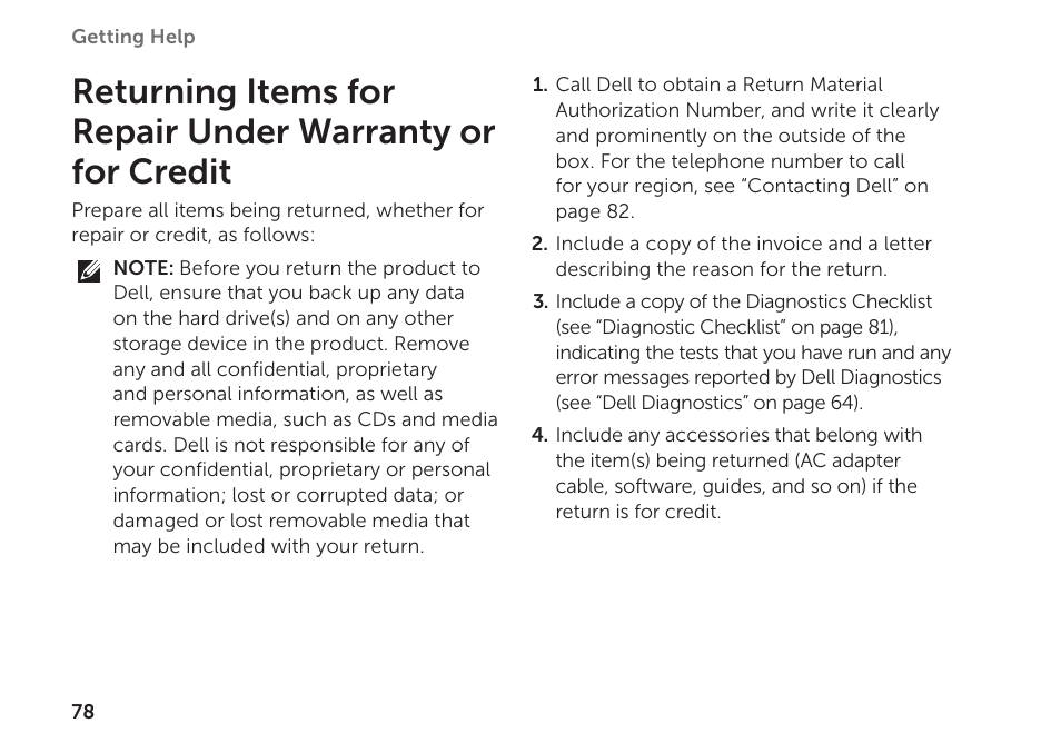 Dell Inspiron 14R (N4110, Early 2011) User Manual | Page 80 / 102