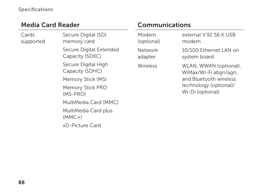 Dell Inspiron 14R (N4110, Early 2011) User Manual | Page 90 / 102
