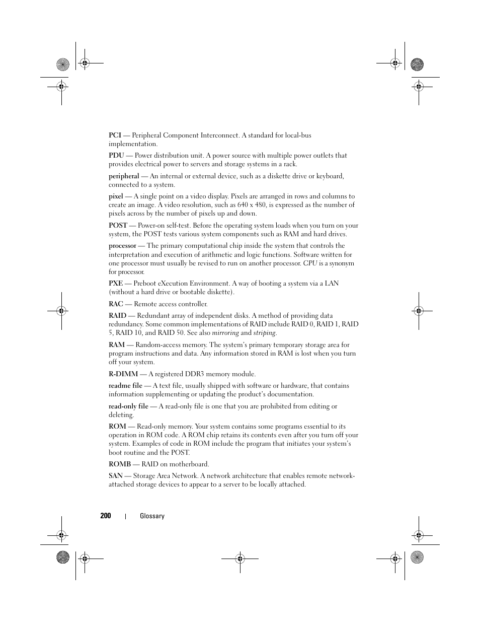 Dell PowerEdge T710 User Manual | Page 200 / 214