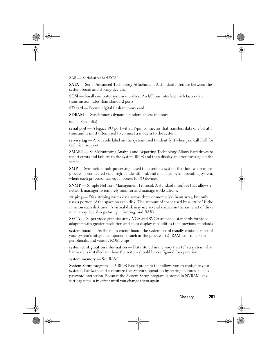 Dell PowerEdge T710 User Manual | Page 201 / 214