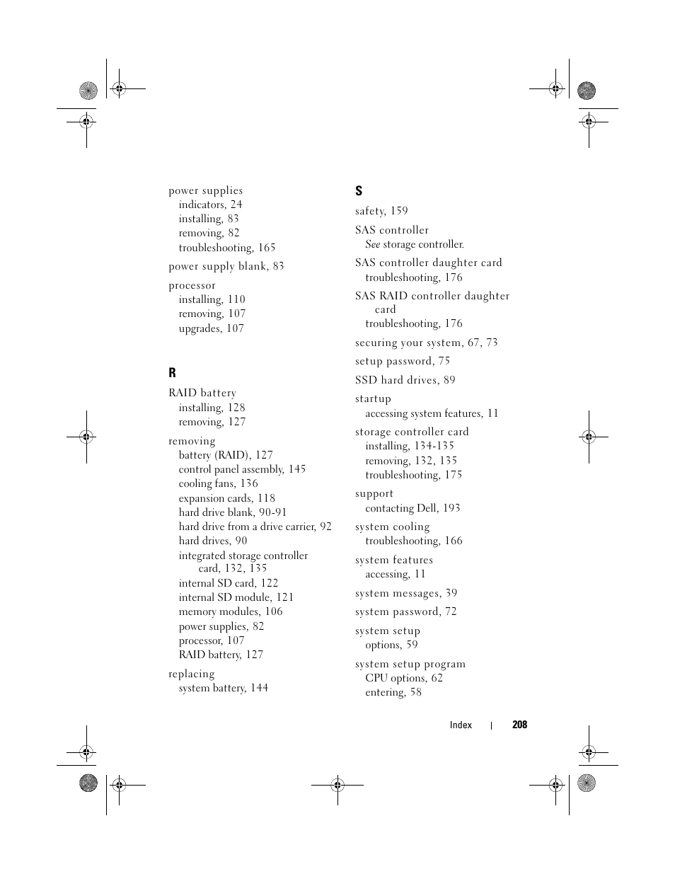 Dell PowerEdge T710 User Manual | Page 208 / 214