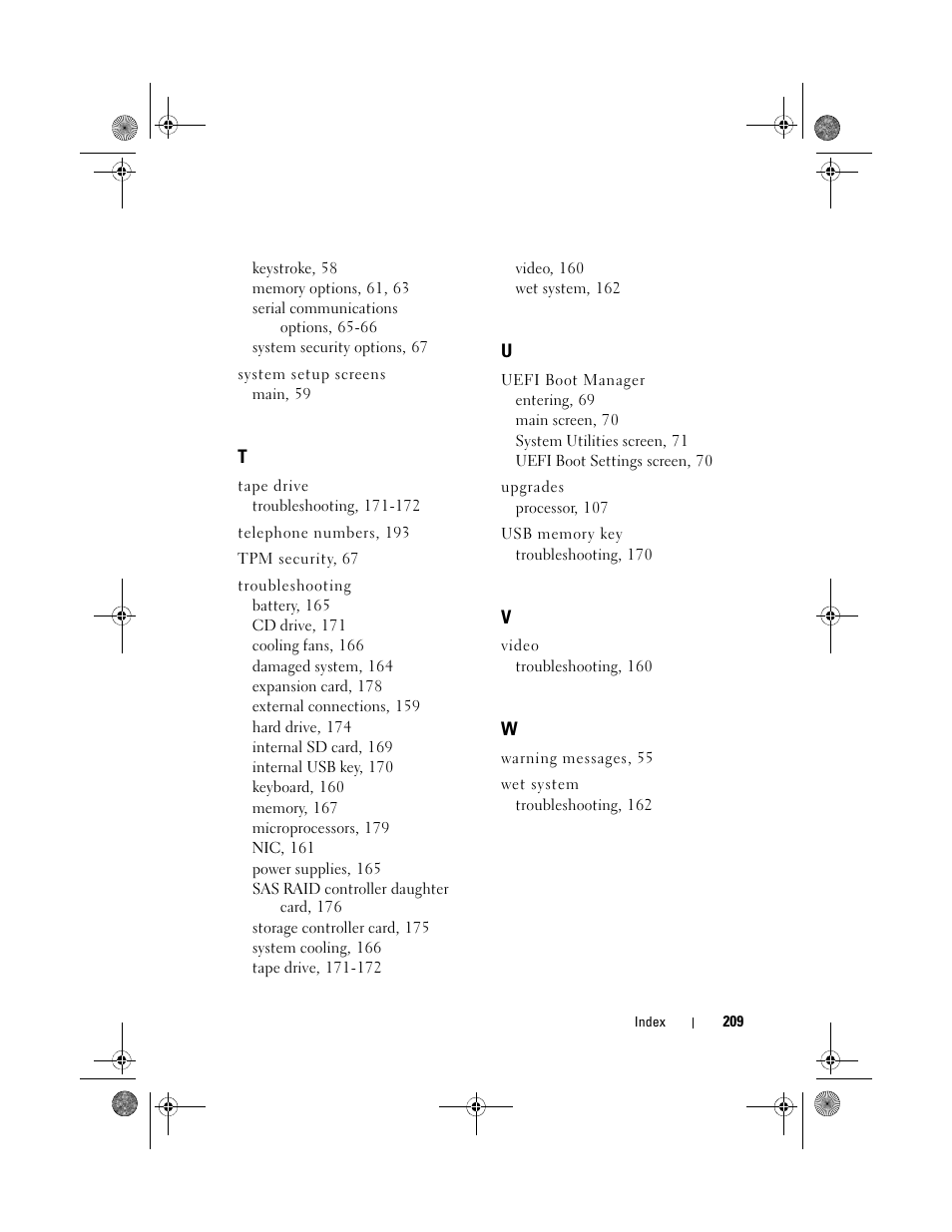 Dell PowerEdge T710 User Manual | Page 209 / 214