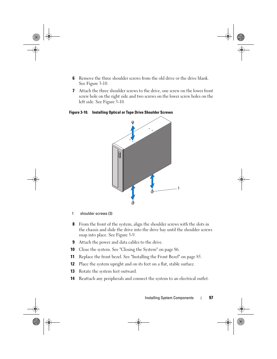Figure 3-10, See figure 3-10 | Dell PowerEdge T710 User Manual | Page 97 / 214