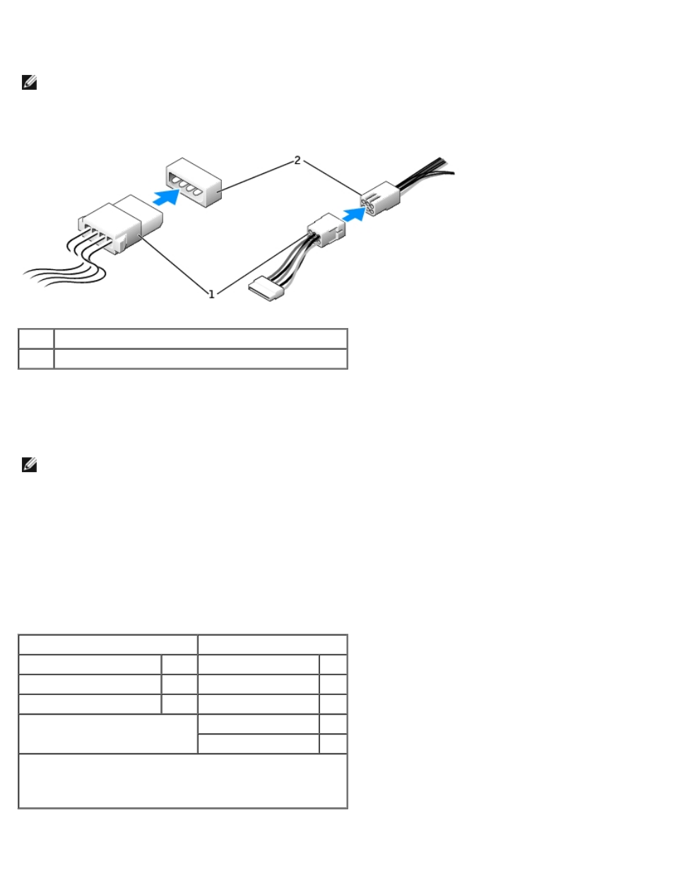 Scsi device installation guidelines, Scsi id numbers, Power cable connector | Dell Precision 370 User Manual | Page 140 / 182