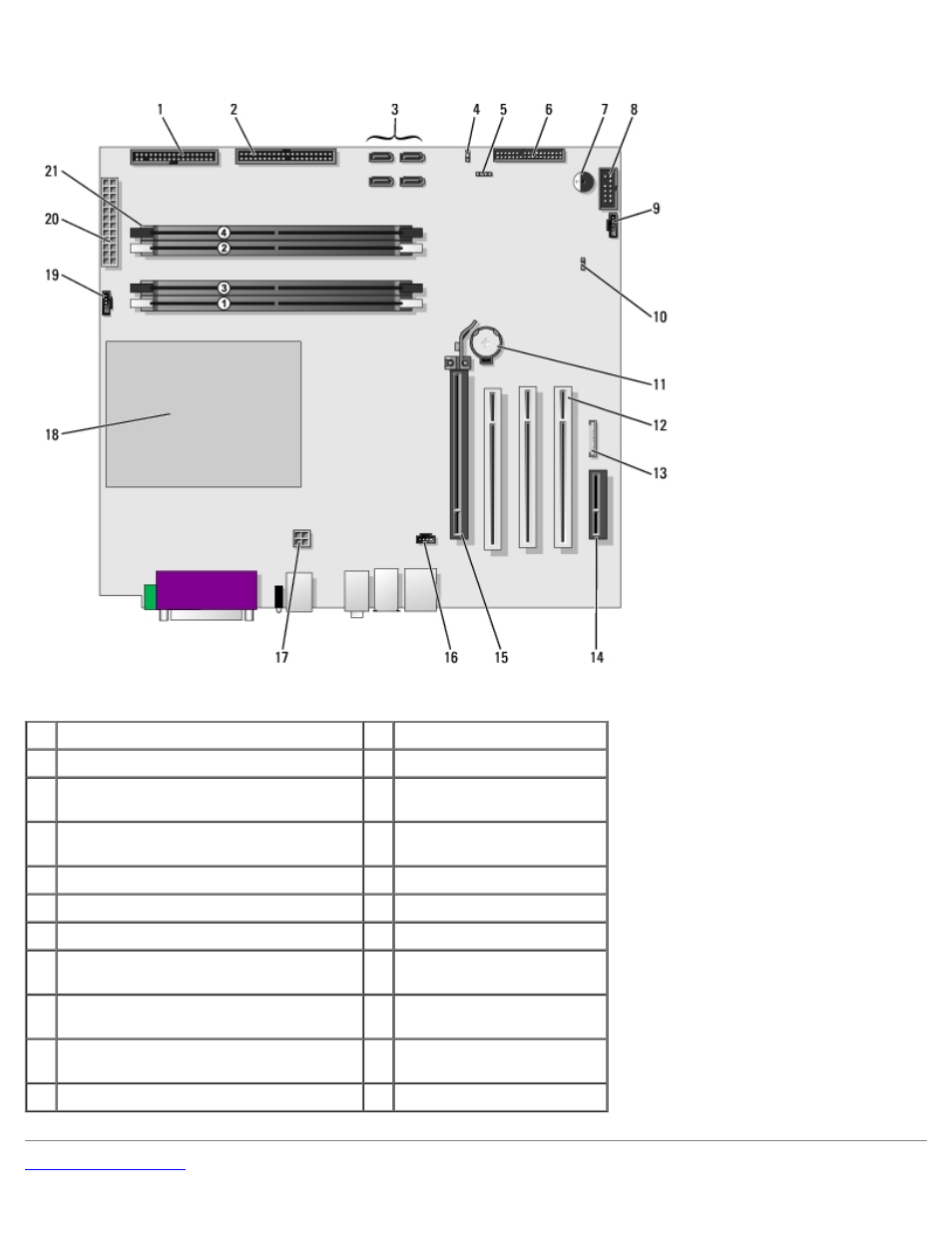 System board components | Dell Precision 370 User Manual | Page 16 / 182