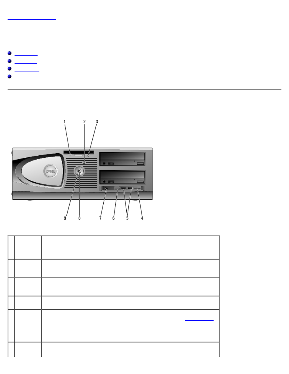 Front view, Your desktop computer | Dell Precision 370 User Manual | Page 18 / 182