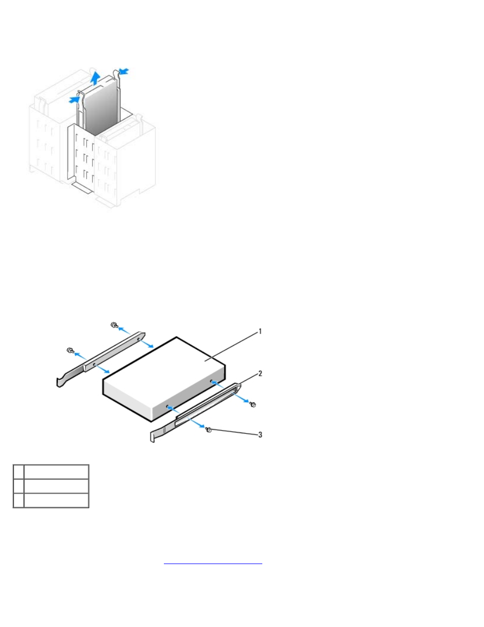Installing a floppy drive | Dell Precision 370 User Manual | Page 61 / 182
