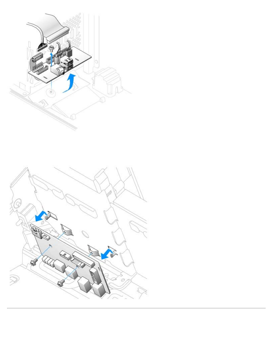 Replacing the i/o panel | Dell Precision 370 User Manual | Page 93 / 182