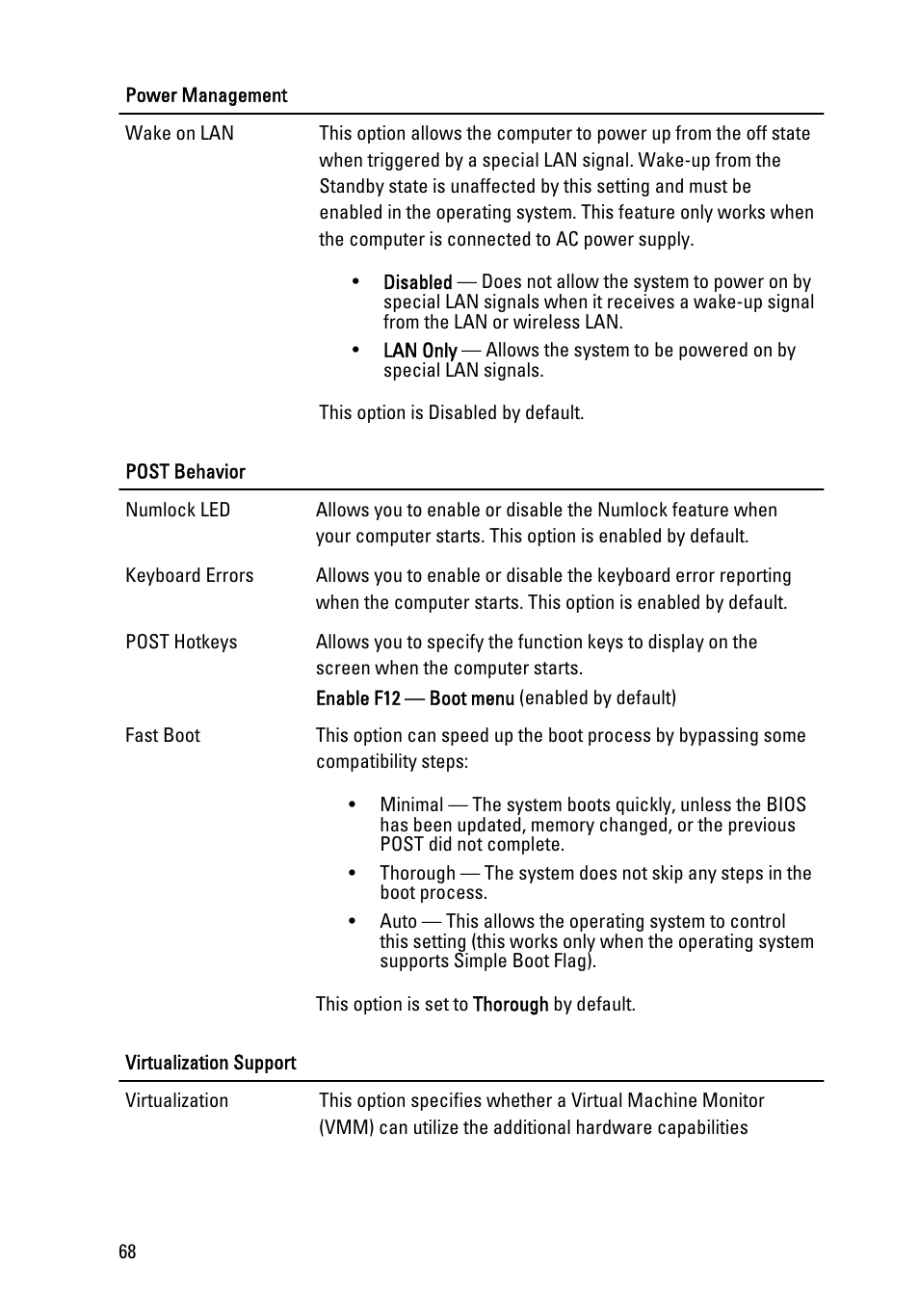 Dell OptiPlex 990 (Early 2011) User Manual | Page 68 / 103