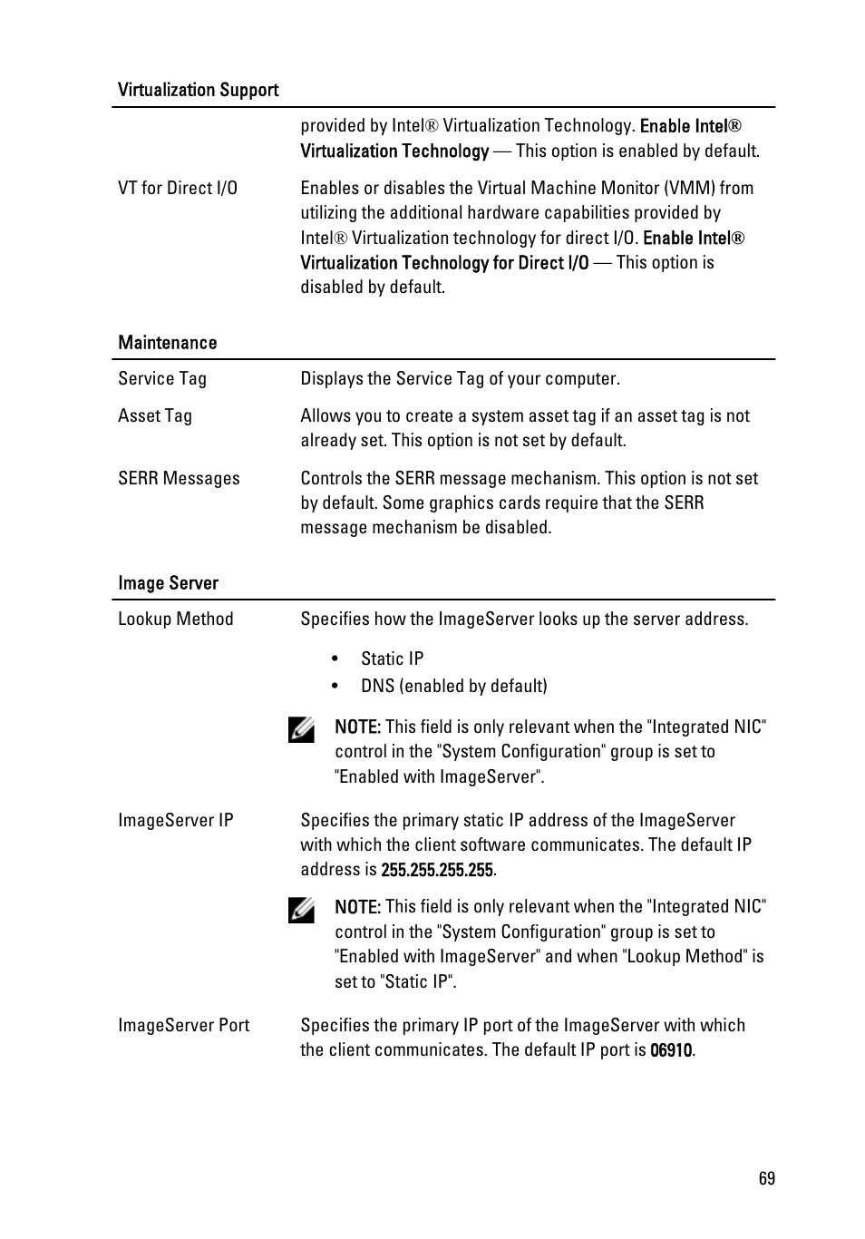 Dell OptiPlex 990 (Early 2011) User Manual | Page 69 / 103