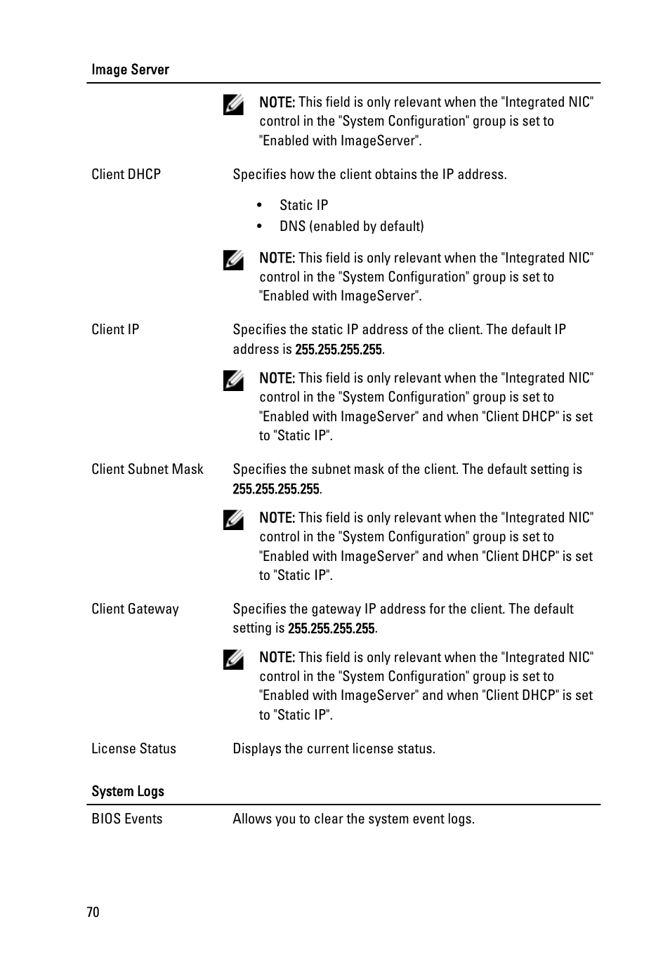 Dell OptiPlex 990 (Early 2011) User Manual | Page 70 / 103