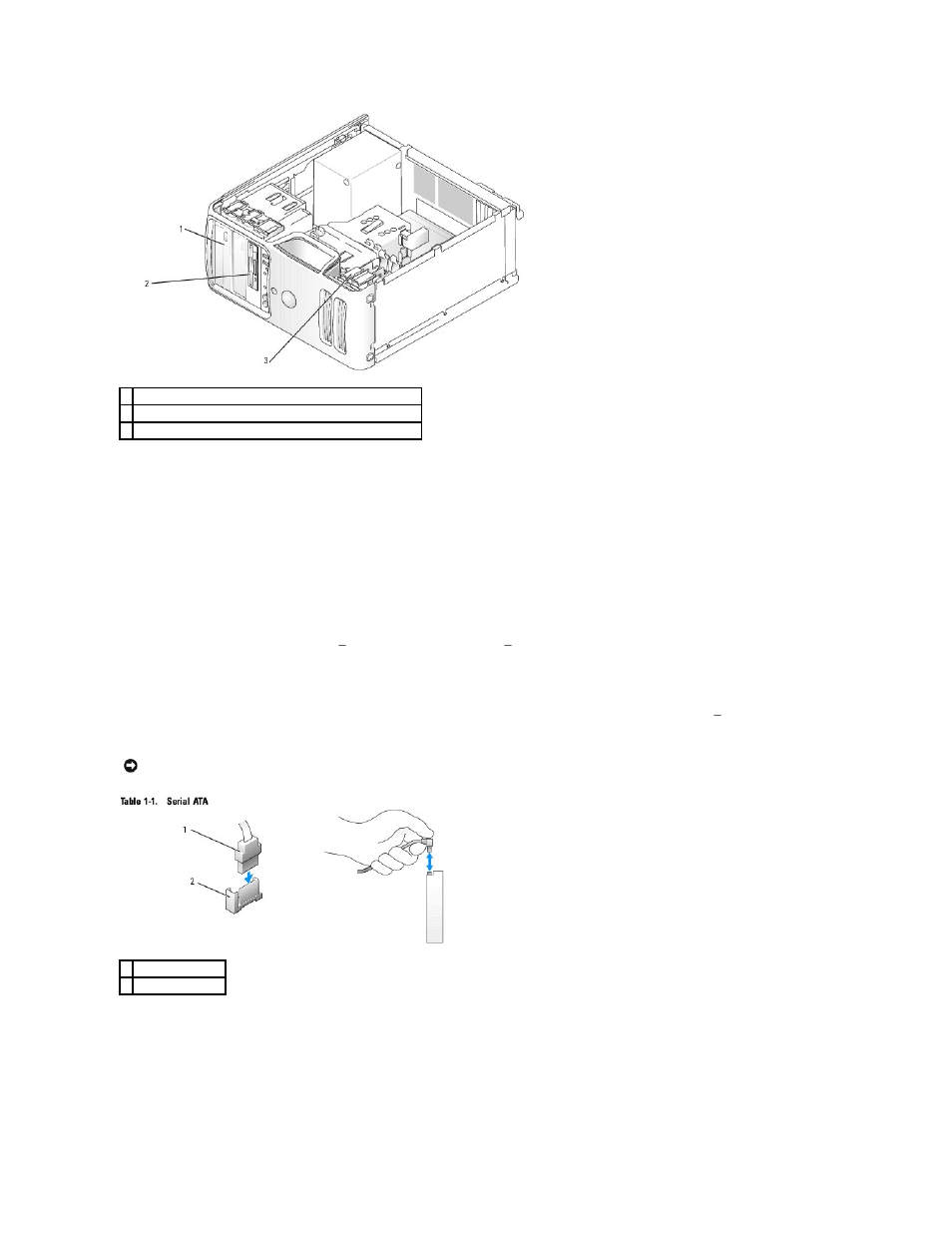 Ide drive addressing, Power cable connector | Dell Dimension 5100 User Manual | Page 28 / 116