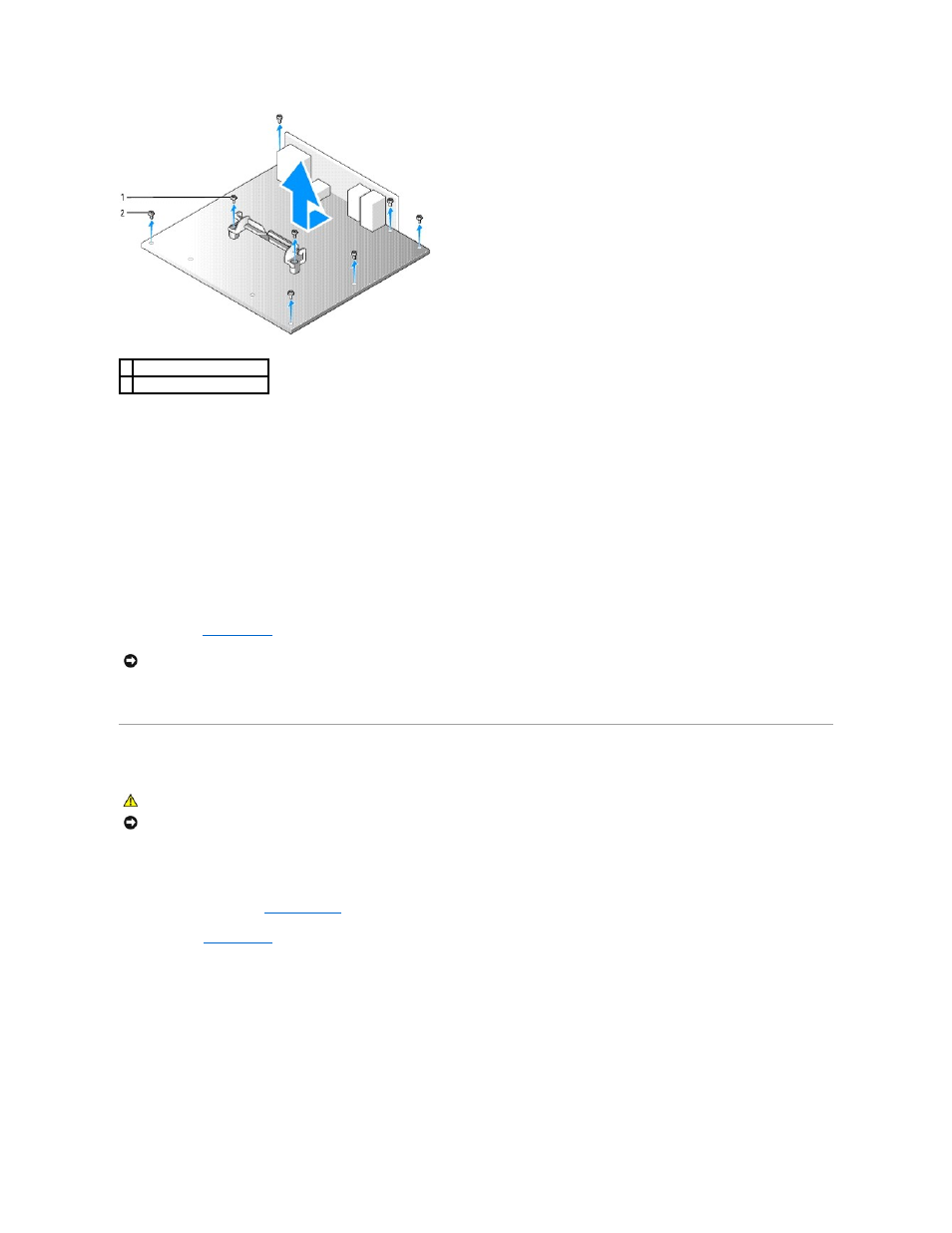 Power supply, Replacing the system board, Removing the power supply | Dell Dimension 5100 User Manual | Page 45 / 116