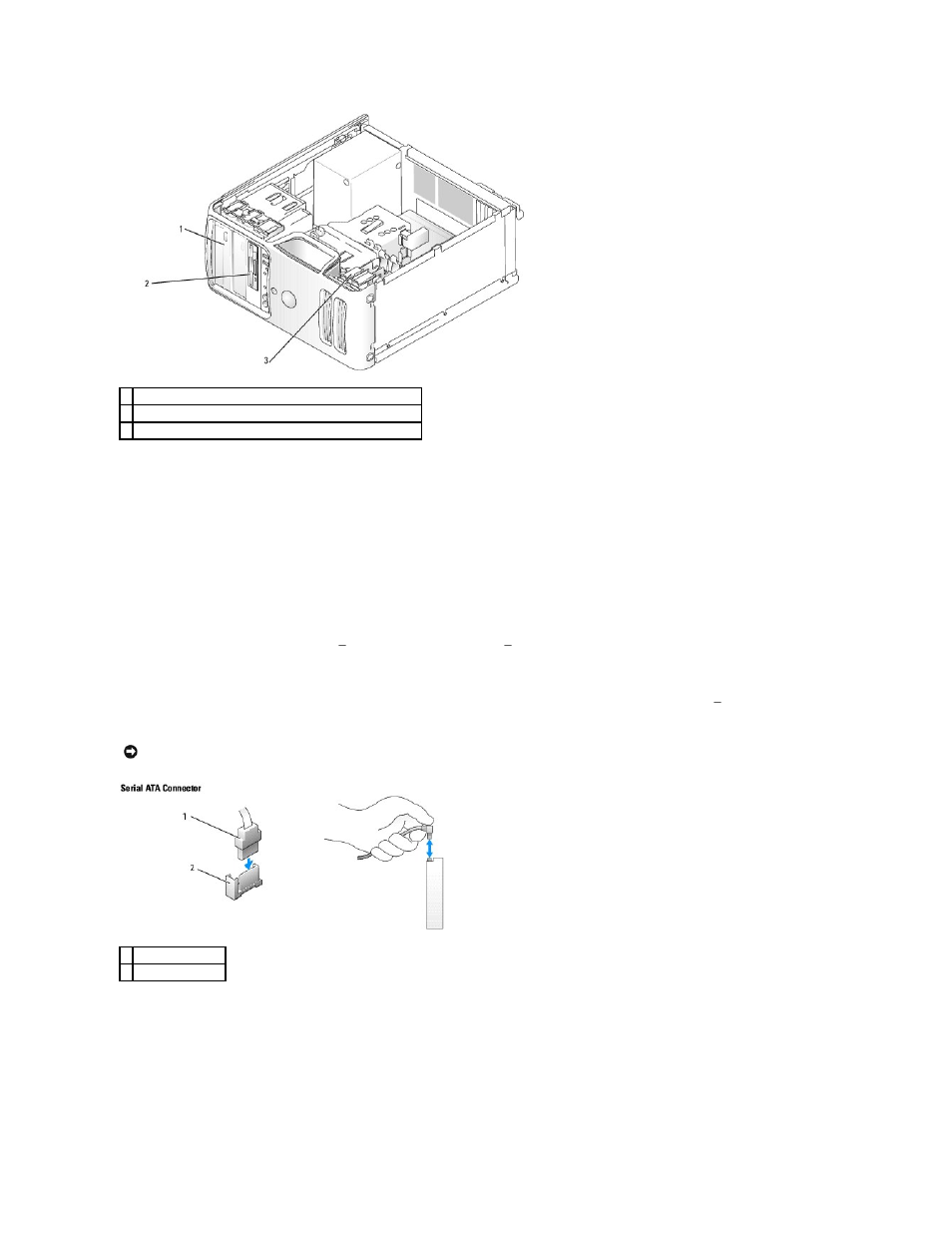 Ide drive addressing, Power cable connector | Dell Dimension 5100 User Manual | Page 60 / 116